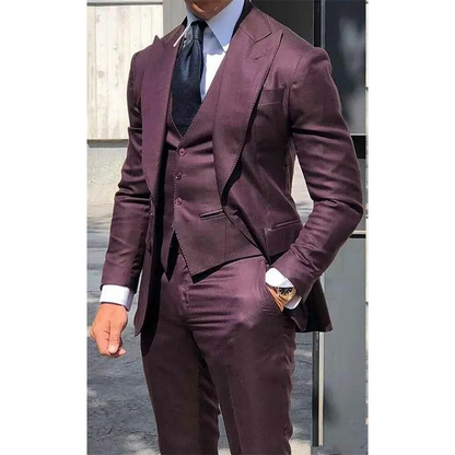 Funki Findz | Suits | Men's Slim Fit Formal Wedding Tuxedos 3Pc