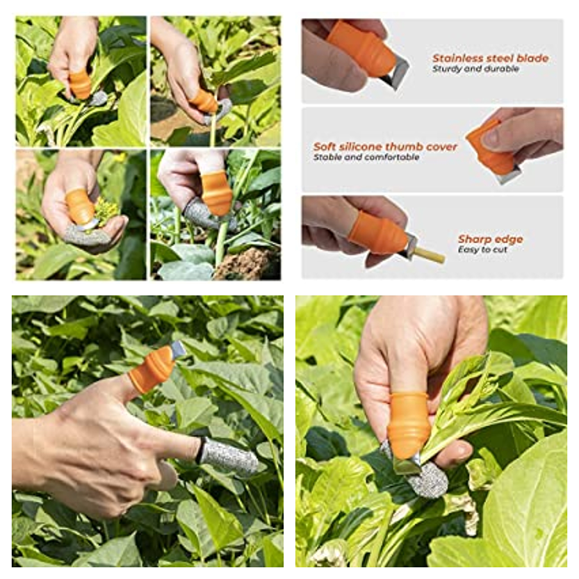 Funki Findz | Thumb Knives | Garden Kitchen Thumb Blade 12 Pc