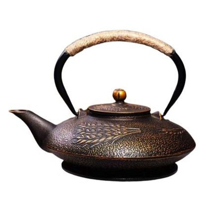 Funki Findz | Teapots | Cherry Blossoms Cast Iron Tea Kettle