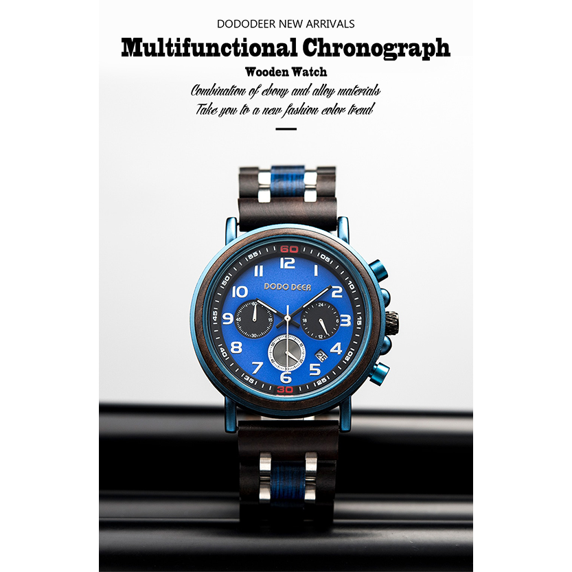 Funki Findz | Watches | Men's Wooden Quartz Wrist Stop Watch