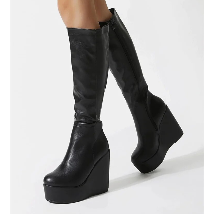 Funki Findz | Boots | Women's High Luxury Gothic Platform Boots