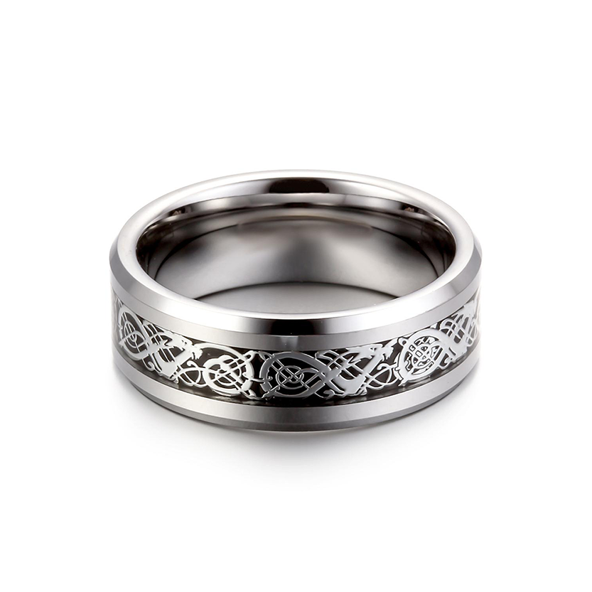 Funki Findz | Rings | Unisex Celtic Tungsten Wedding Ring