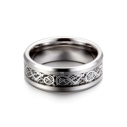 Funki Findz | Rings | Unisex Celtic Tungsten Wedding Ring