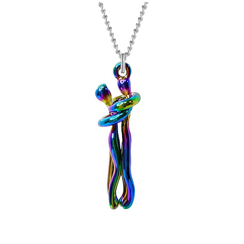 Funki Findz | Necklaces | Unisex Lovers Embrace Hug Necklace