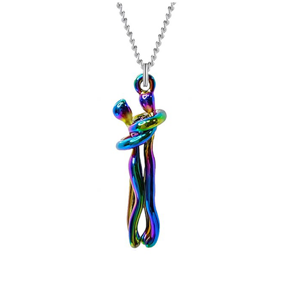 Funki Findz | Necklaces | Unisex Lovers Embrace Hug Necklace