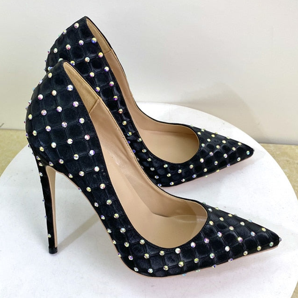 Funki Findz | Shoes | Women's Beaded Crystal Luxury Stilettos