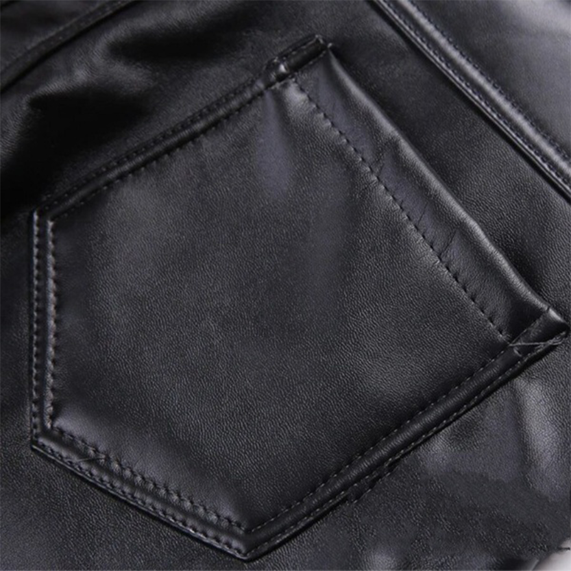 Funki Findz | Pants | Men's Faux Leather Fashion Biker Pants