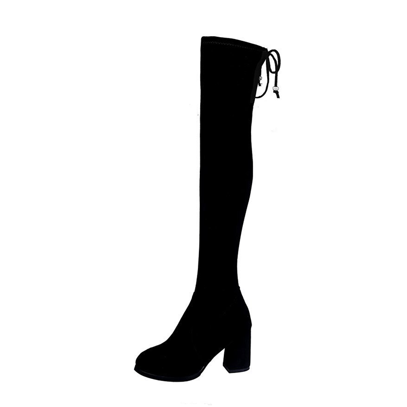 Funki Findz | Boots | Women's Thigh High Block Heel Boots 4|6|8