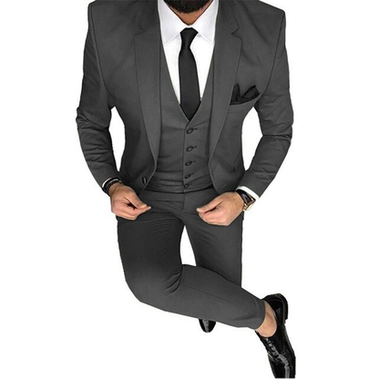Funki Findz | Suits | Men's Formal Wedding Attire | 3 Pcs Slim Fit