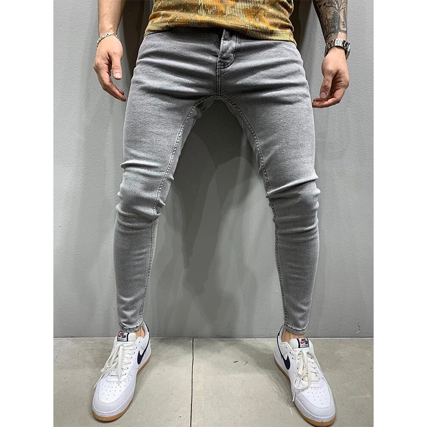 Funki Findz | Pants | Men's Skinny Slim Fit Cargo Pencil Jeans