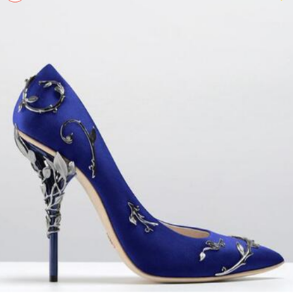 Funki Findz | Shoes | Women's Elegant Silk Formal Prom Stilettos