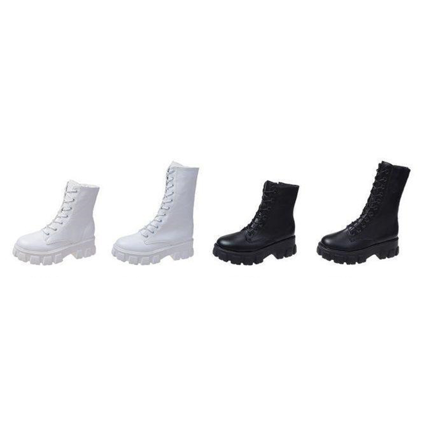 Funki Findz | Boots | Women's Lace-up Chunky Combat Boots