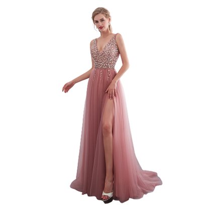 Funki Findz | Dresses | Women's Beaded  Evening Dress | Tulle