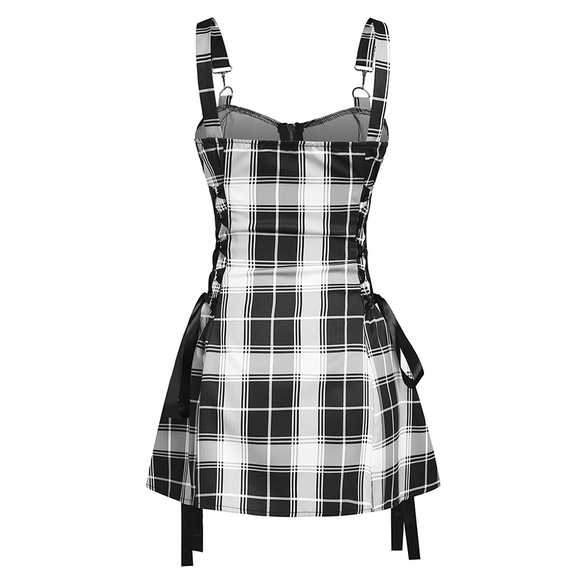 Funki Findz | Dresses | Women's Fairy Grunge Plaid Mini Dress