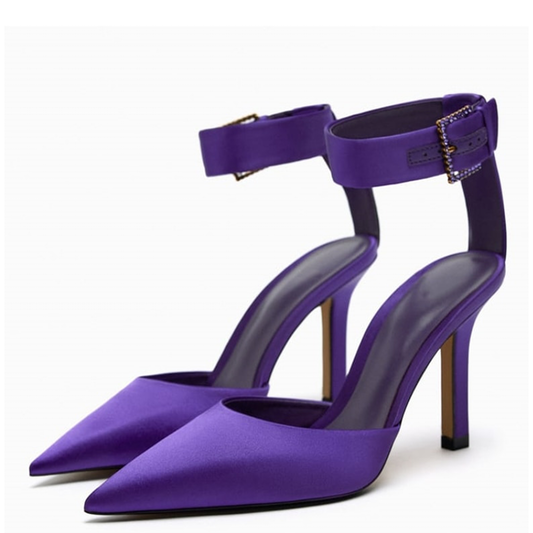Funki Findz | Shoes | Women's Buckle Strap Pointed Toe Stilettos