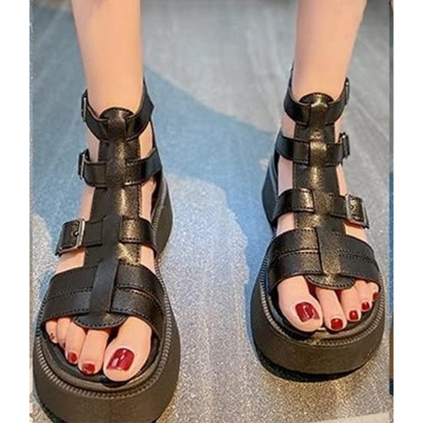 Funki Findz | Shoes | Women's Low Goth Wedge Sandals