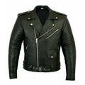 Funki Findz | Jackets | Men's Slim Fit Faux Leather Biker Jacket