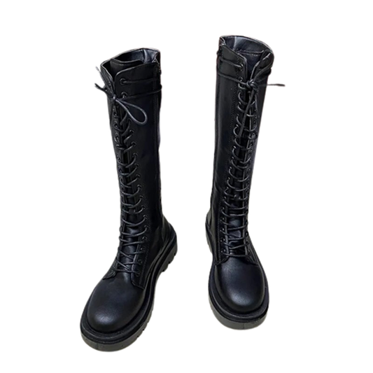 Funki Findz | Boots | Women's Gothic Lace Up High Top Boots