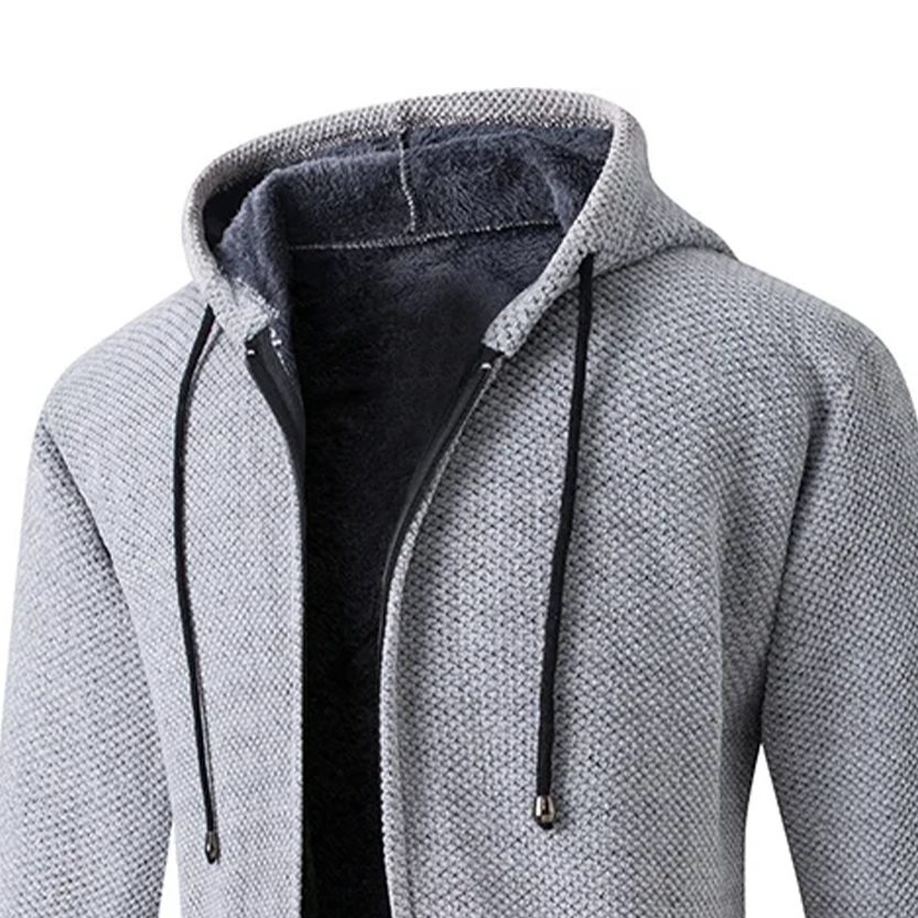 Funki Findz | Jackets | Men's Cashmere Zip Up Hooded Sweater