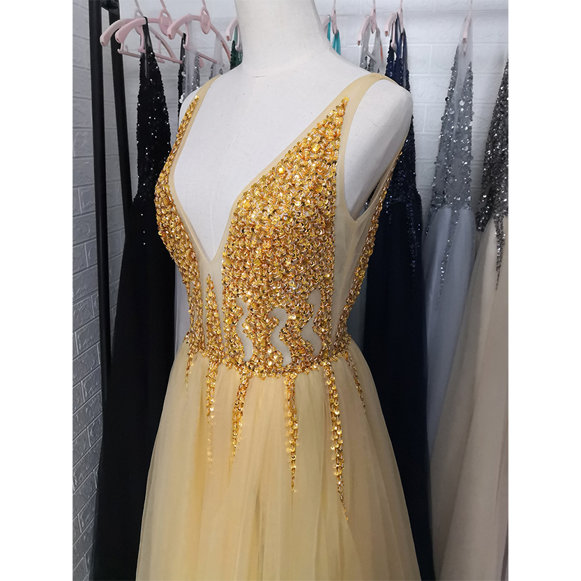 Funki Findz | Dresses | Women's Long Chiffon Tulle Prom Dress