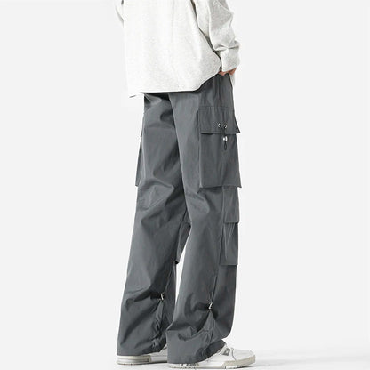 Funki Findz | Pants | Men's Casual Cargo Pants Long Loose Fit