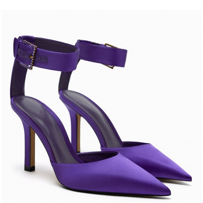 Funki Findz | Shoes | Women's Buckle Strap Pointed Toe Stilettos