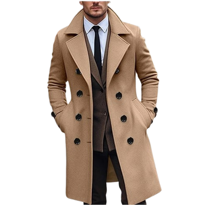 Funki Findz | Jackets | Men's Large Button Business Overcoat