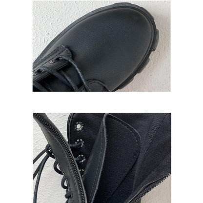 Funki Findz | Boots | Women's Lace-up Chunky Combat Boots