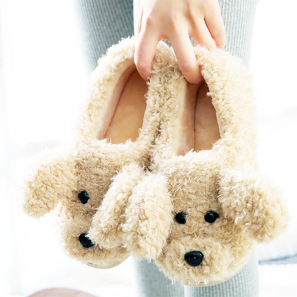 Funki Findz | Shoes | Women's Fluffy Cartoon Dog Fur Slippers