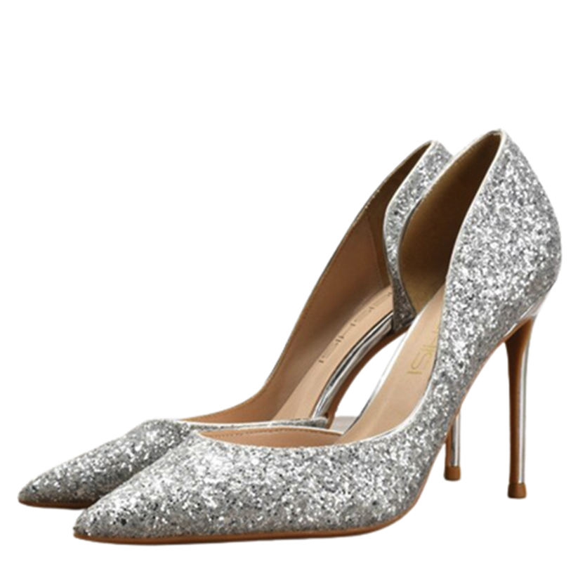 Funki Findz | Shoes | Women's Elegant Glitter Wedding Shoes