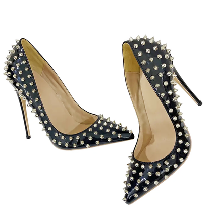 Funki Findz | Shoes | Women's Spikes Rivets Super High Stilettos