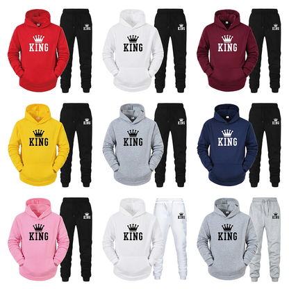 Funki Findz | Activewear | Unisex King Queen Hooded Sweat Suits
