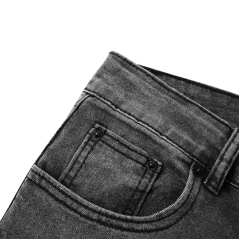 Funki Findz | Pants | Men's Punk Skinny Denim Buckle Jeans