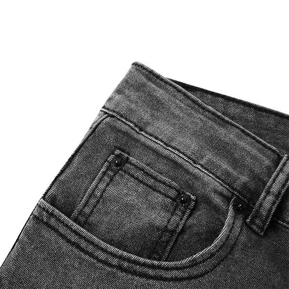 Funki Findz | Pants | Men's Punk Skinny Denim Buckle Jeans