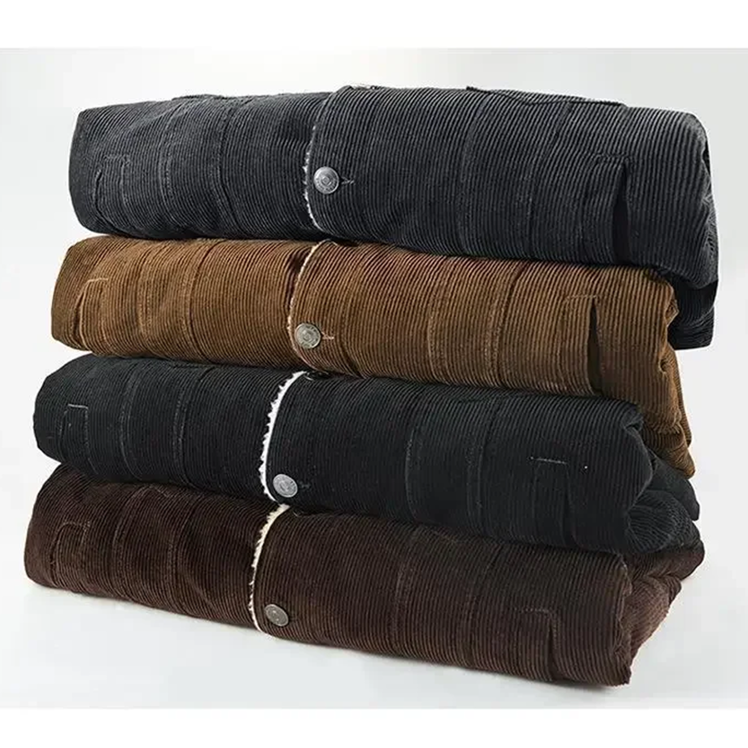 Funki Findz | Jackets | Men's Corduroy Fleece Winter Jacket
