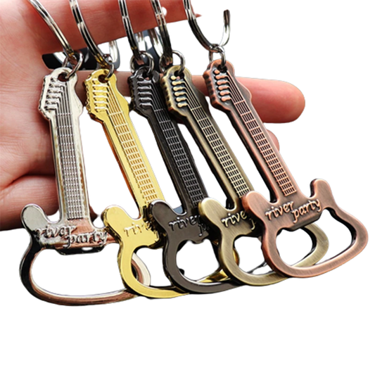 Funki Findz | Keychains | Novelty Guitar Violin Bottle Openers