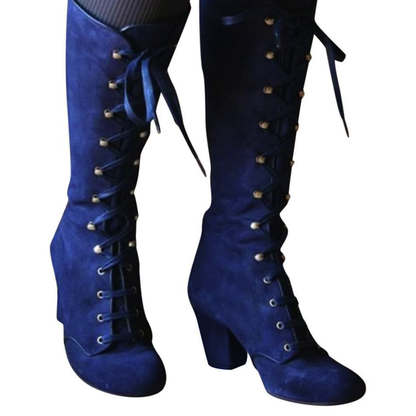 Funki Findz | Boots | Women's Vintage Retro Lace Up Boots