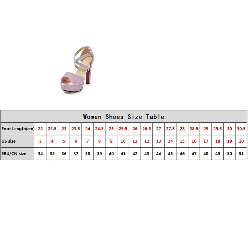 Funki Findz Shoes | Women's Sequin High Platform Sandals