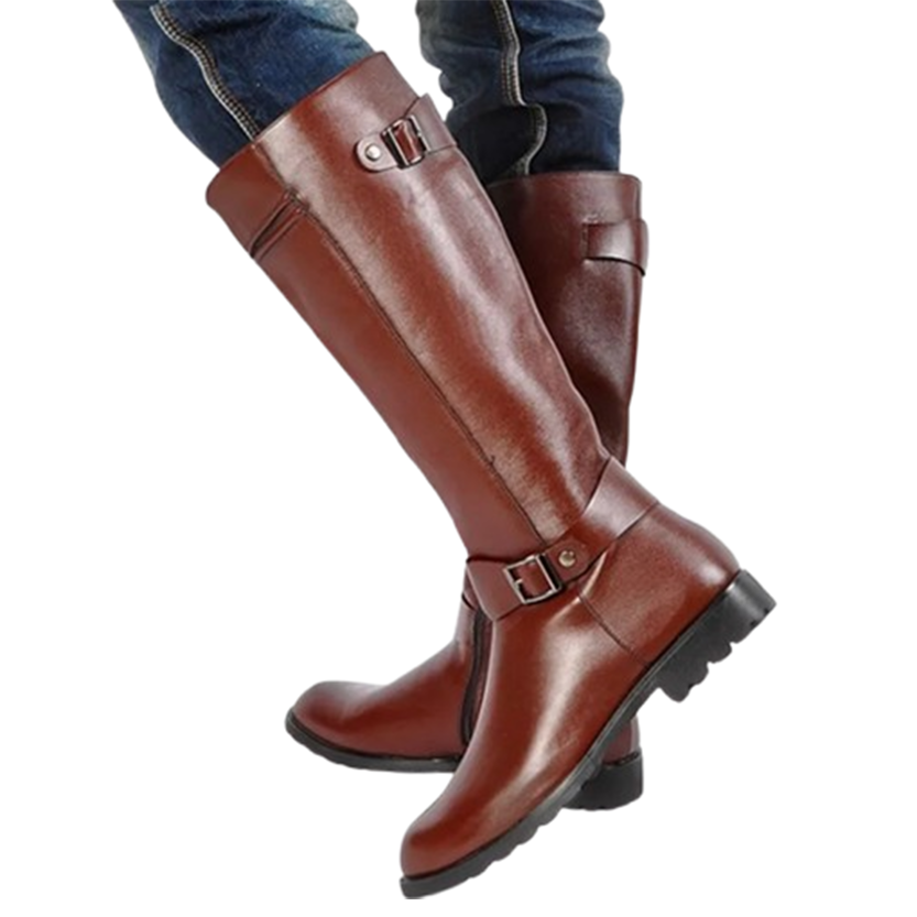 Funki Findz | Boots | Women's Leatherr British Style Riding Boots