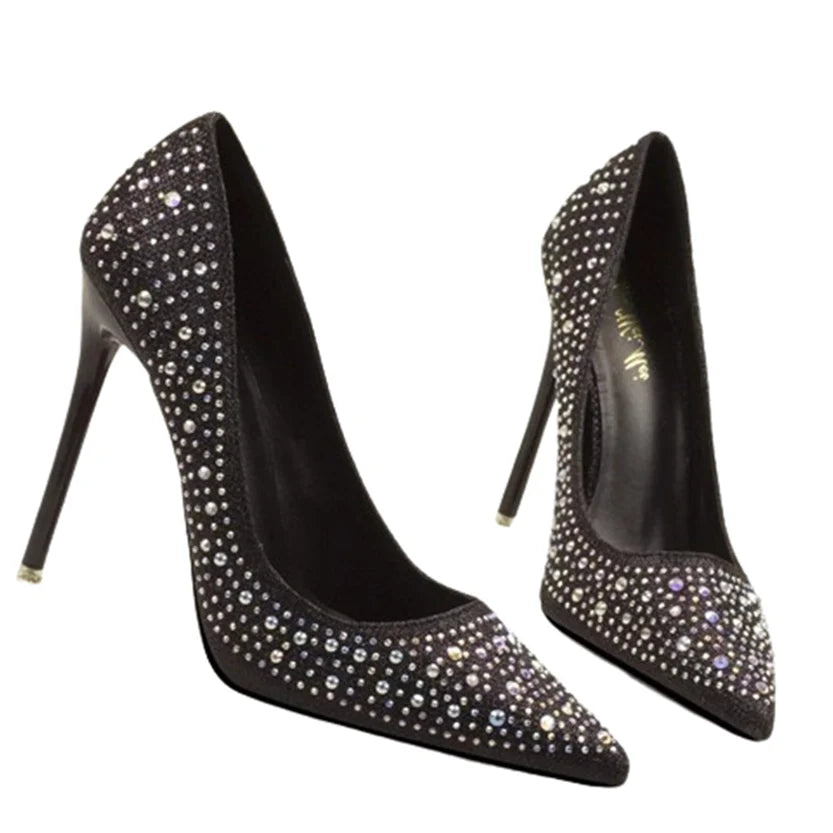 Funki Findz | Shoes | Women's Rhinestone Sparkly Prom Shoes