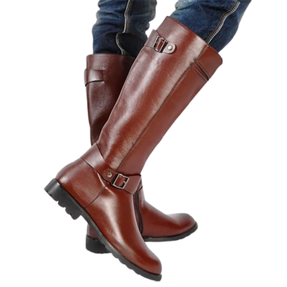 Funki Findz | Boots | Women's Leatherr British Style Riding Boots