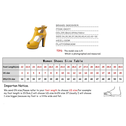 Funki Findz | Shoes | Women's T-Strap High Platform Sandals