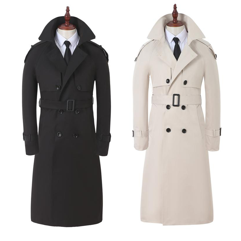 Funki Findz | Jackets | Men's Long Windbreaker Trench Coat