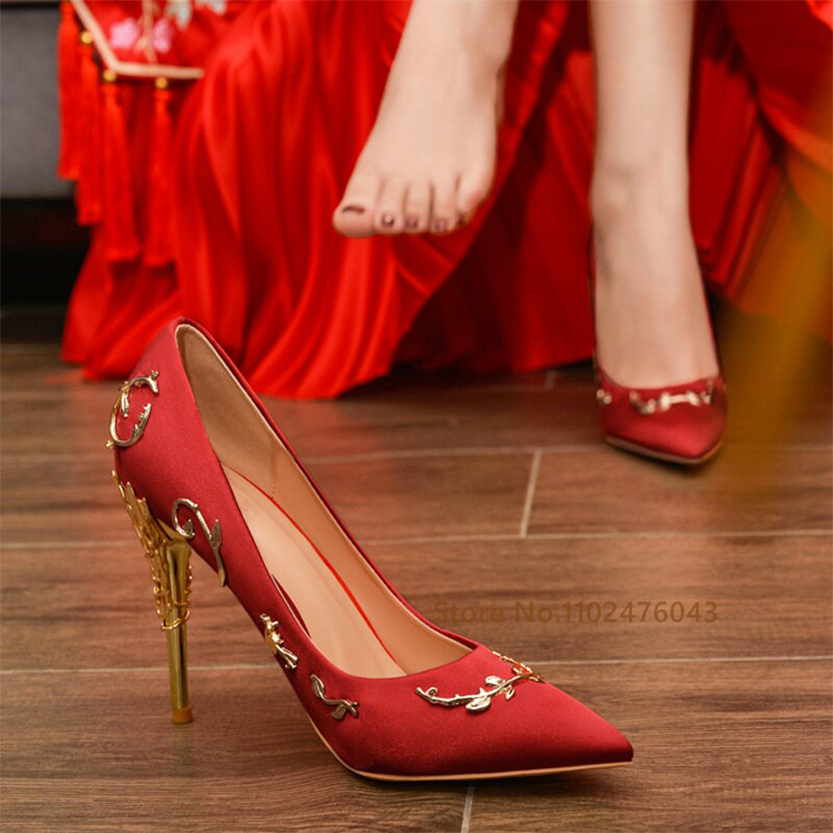 Funki Findz | Shoes | Women's Elegant Silk Formal Prom Stilettos