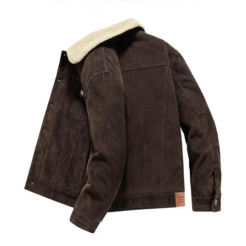 Funki Findz | Jackets | Men's Corduroy Fleece Winter Jacket