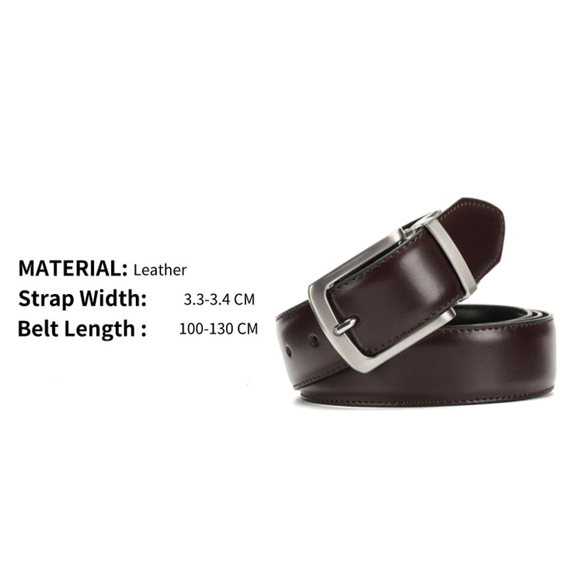 Funki Findz | Belts | Men's Luxury Leather Belt Reversible Buckle