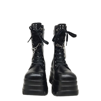 Funki Findz | Boots | Women's Gothic Punk Retro Biker Boots
