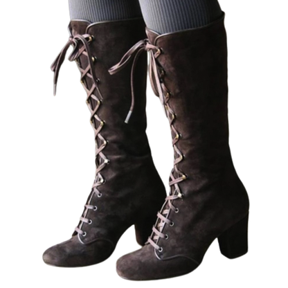 Funki Findz | Boots | Women's Vintage Retro Lace Up Boots