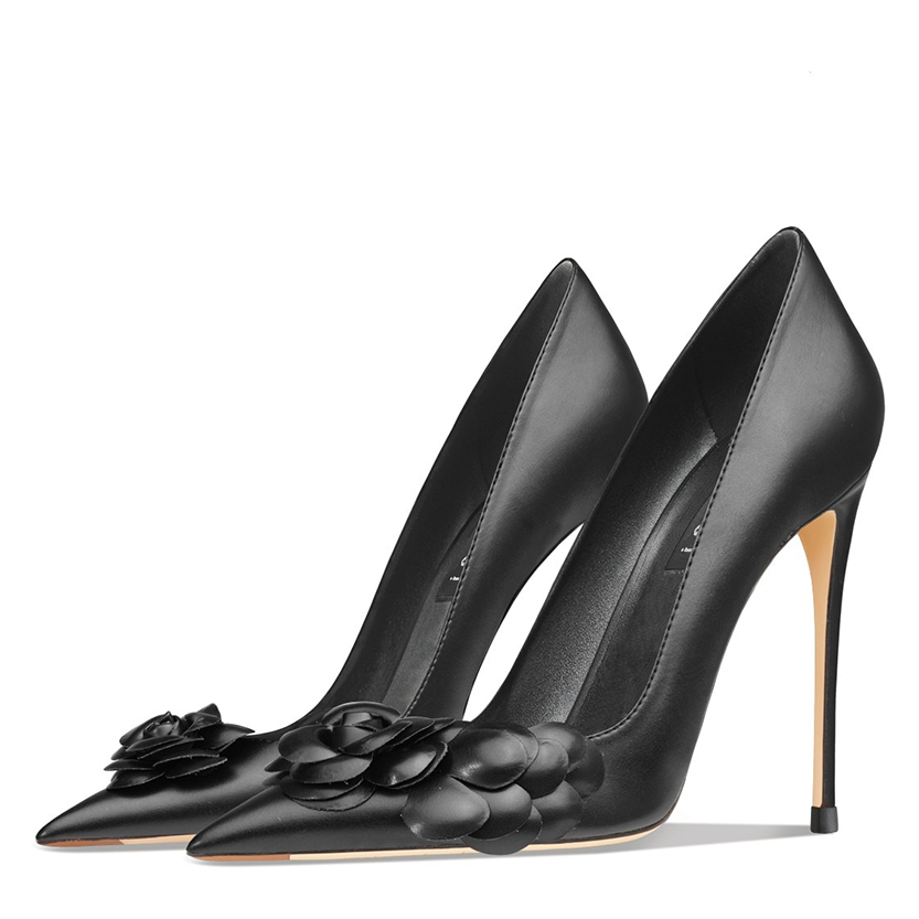 Funki Findz | Shoes | Women's Big Flower Fashion High Stilettos