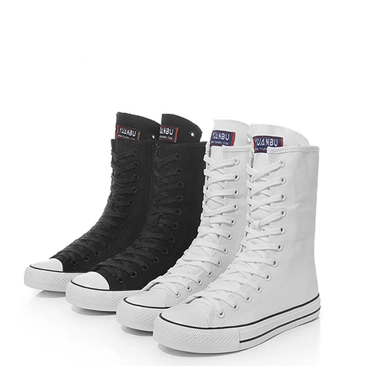 Funki Findz | Boots | Women's Men's Canvas Mid-Calf Sneakers